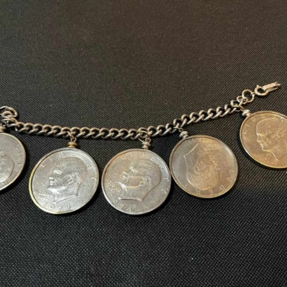 Silver Dollar Bracelet - Picture 4 of 6